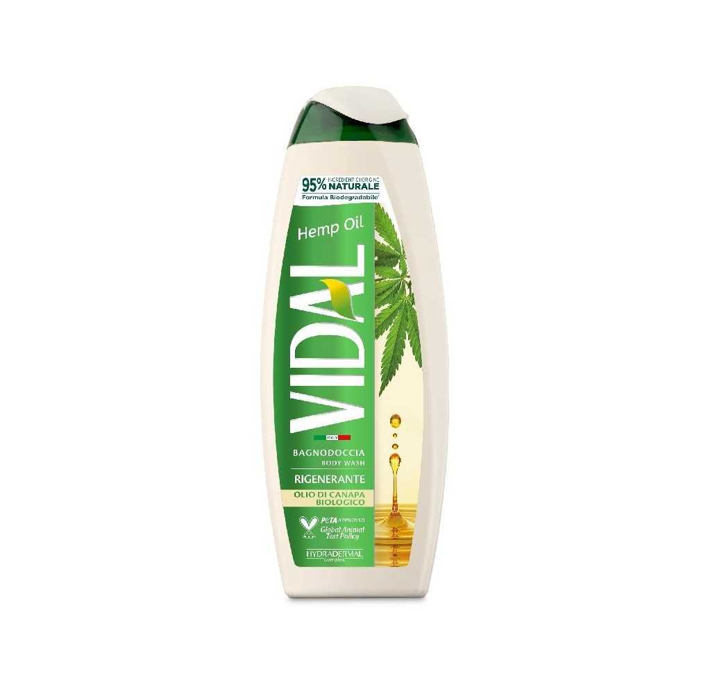 VIDAL NEW BAGNODOCCIA 500ML HEMP OIL